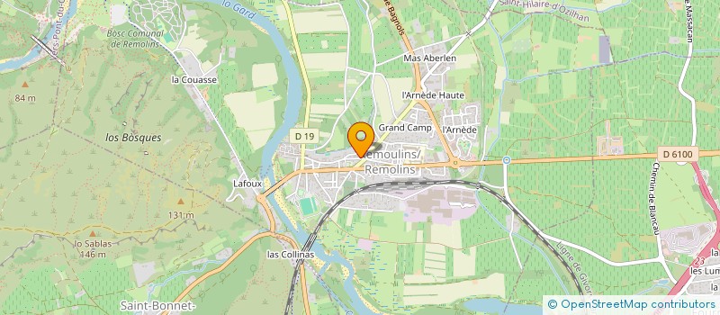 localisation de l'entreprise GIE GUINES  REMOULINS