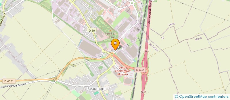 localisation de l'entreprise GIE HENIN à HENIN-BEAUMONT