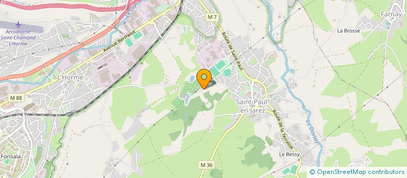 localisation de l'entreprise GIE HORTILOIRE  SAINT-PAUL-EN-JAREZ