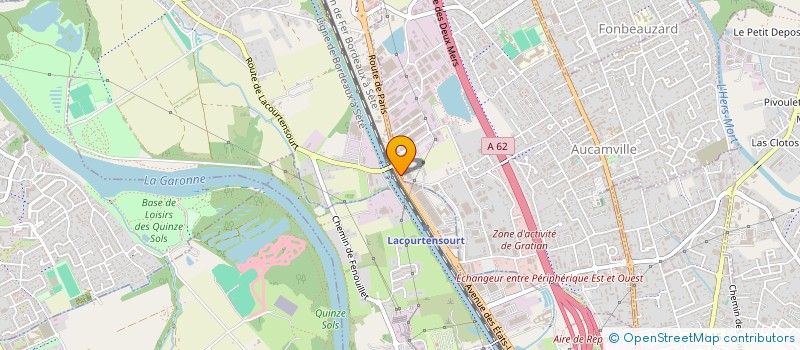 localisation de l'entreprise GIE HOTELIERE MIDI PYRENEES à AUCAMVILLE