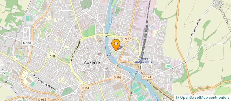 localisation de l'entreprise GIE HOTELS IBIS CENTRE AUXERRE  AUXERRE
