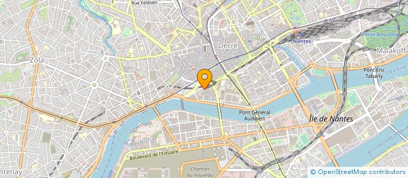 localisation de l'entreprise GIE IMAGE RESON SUBSTITUT EVOLUTIV à NANTES