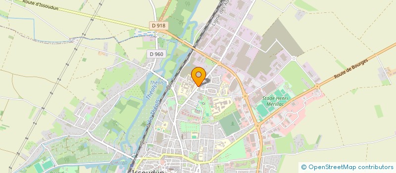 localisation de l'entreprise GIE IMAGERIE DE LA TOUR BLANCHE à ISSOUDUN