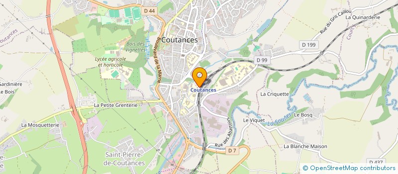 localisation de l'entreprise GIE IMAGERIE DU COUTANCAIS  COUTANCES