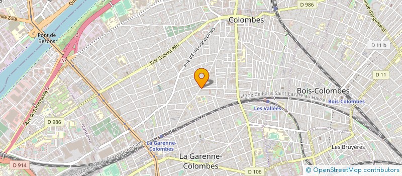 localisation de l'entreprise GIE IMAGERIE MEDICALE DE L'OUEST FRANCILIEN (IMOF) à COLOMBES