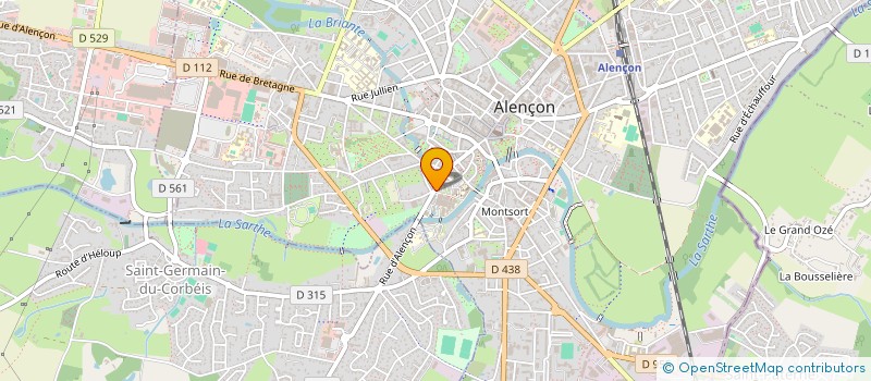 localisation de l'entreprise GIE IMAGERIE MEDICALE SUD NORMANDIE à ALENCON