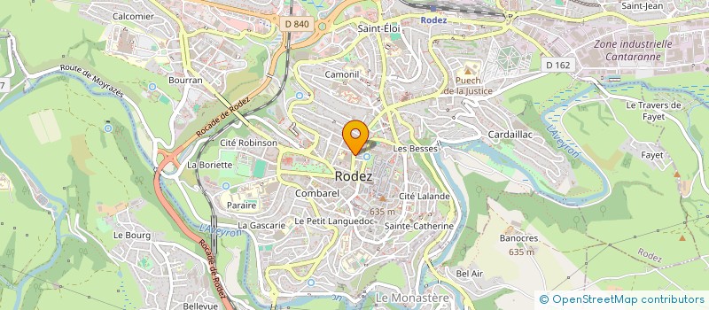 localisation de l'entreprise GIE IMAGERIE RUTHENOISE  RODEZ