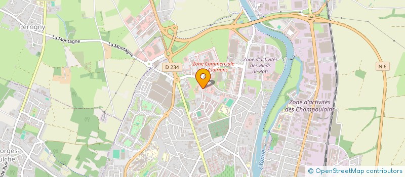 localisation de l'entreprise GIE IMAGERIE SAINTE MARGUERITE à AUXERRE