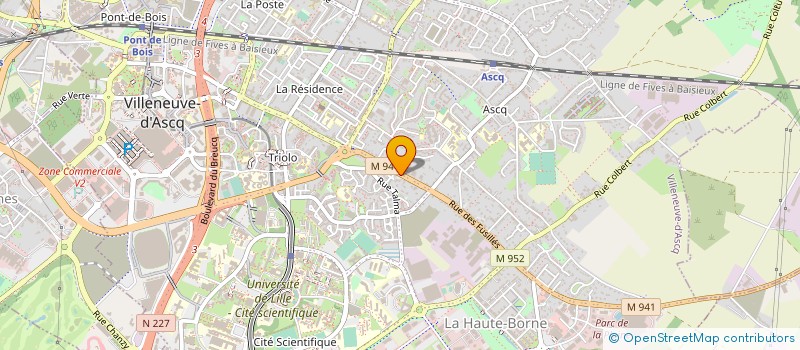 localisation de l'entreprise GIE IMEL à VILLENEUVE-D'ASCQ