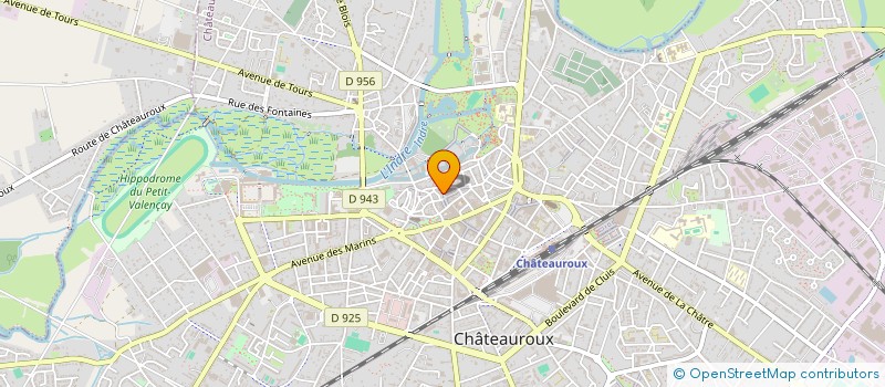 localisation de l'entreprise GIE INDRE IMMOBILIER à CHATEAUROUX
