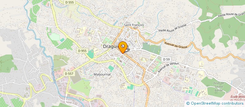 localisation de l'entreprise GIE INFORMATIQUE RUBY BONNEVEINE à DRAGUIGNAN