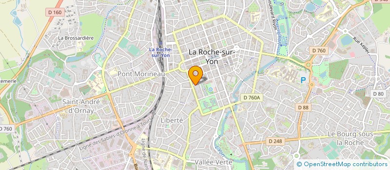 localisation de l'entreprise GIE INGENIERIE CONSTRUCTION AMENAGEMENT  LA ROCHE-SUR-YON