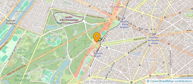 localisation de l'entreprise GIE INTER CIL BOISSIERE  PARIS