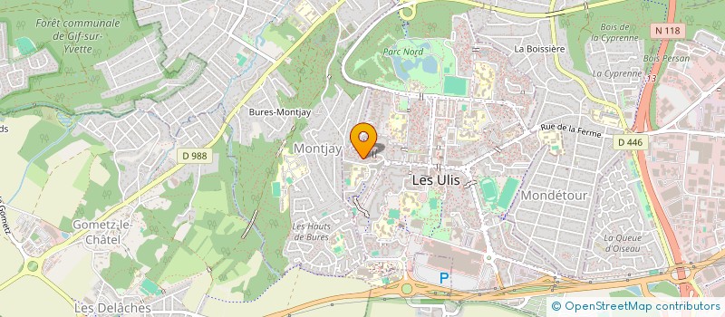 localisation de l'entreprise GIE INTERCPTS91 à LES ULIS