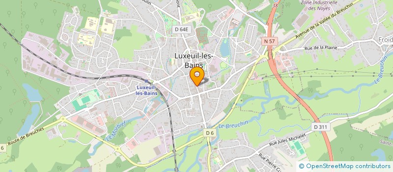 localisation de l'entreprise GIE INTERIM AGE à LUXEUIL-LES-BAINS