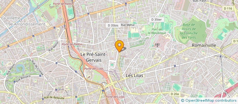 localisation de l'entreprise GIE INTERNATIONAL à LE PRE-SAINT-GERVAIS