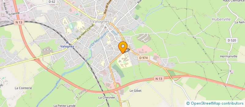 localisation de l'entreprise GIE IRM COTENTIN  VALOGNES