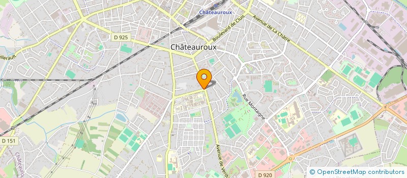 localisation de l'entreprise GIE IRM DE L INDRE à CHATEAUROUX
