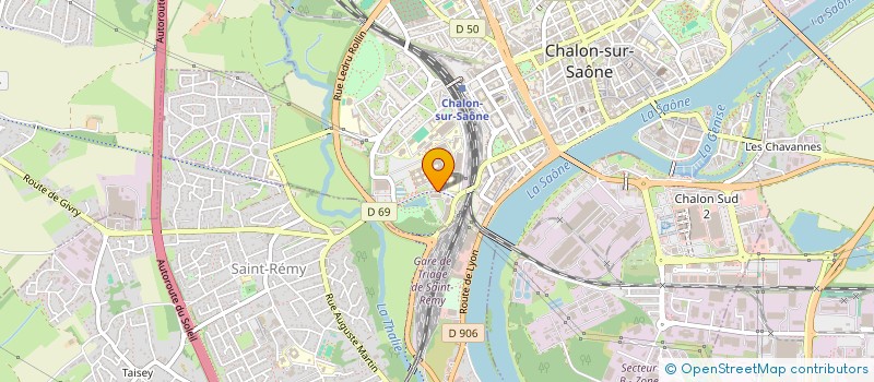 localisation de l'entreprise GIE IRM DE LA VALLEE DE L IMAGE à CHALON-SUR-SAONE