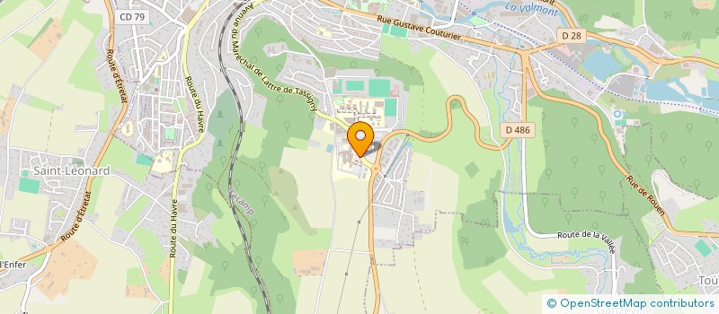 localisation de l'entreprise GIE IRM - FECAMP PAYS DE CAUX  FECAMP