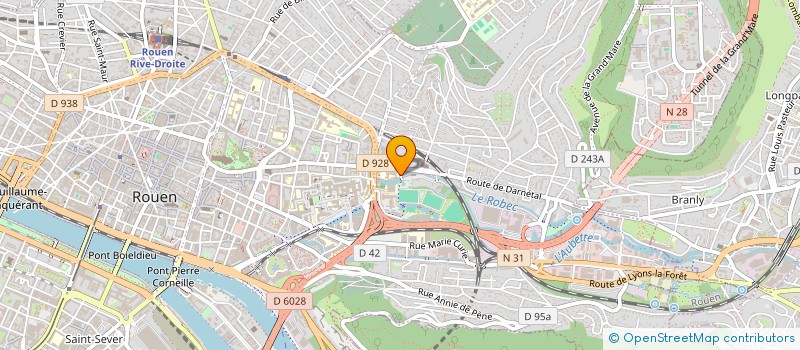 localisation de l'entreprise GIE IRM II SAINT-HILAIRE à ROUEN