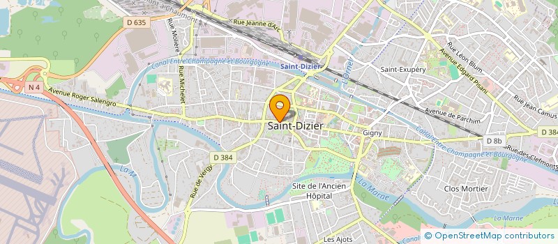 localisation de l'entreprise GIE IRM-SCANNER DU TRIANGLE à SAINT-DIZIER