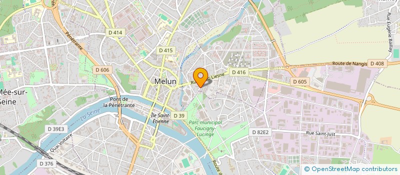 localisation de l'entreprise GIE IRM SUD SEINE ET MARNE à MELUN