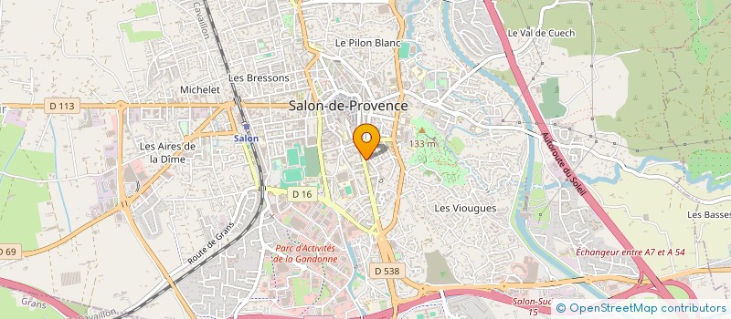 localisation de l'entreprise GIE JEAN BERNARD  SALON-DE-PROVENCE