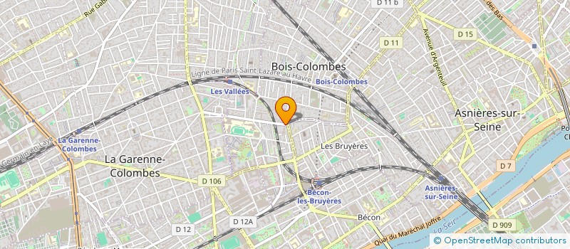 localisation de l'entreprise GIE KABO à BOIS-COLOMBES