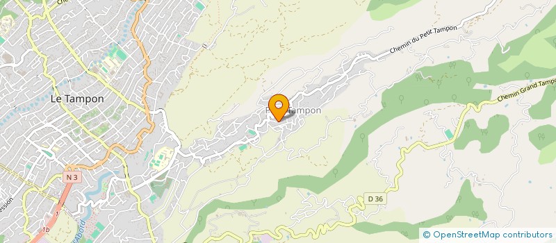 localisation de l'entreprise GIE KANOPE-BONHOMME ELAGAGE  LE TAMPON