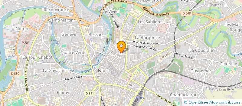 localisation de l'entreprise GIE L'ESPOIR 79 à NIORT