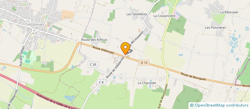 localisation de l'entreprise GIE L.V. PERFORMANCE  BRAIN-SUR-ALLONNES