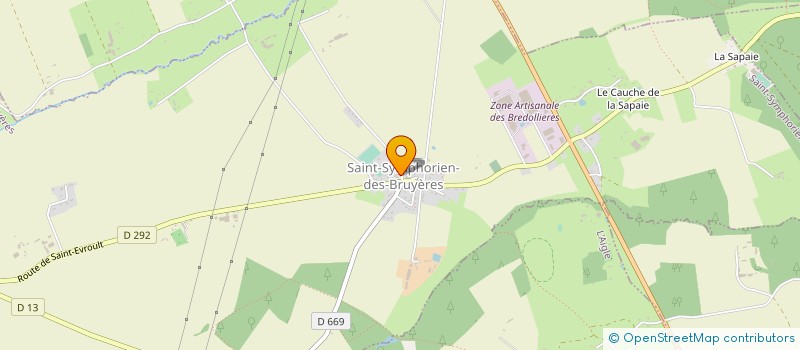 localisation de l'entreprise GIE LA TOURELLE à VITRAI-SOUS-LAIGLE
