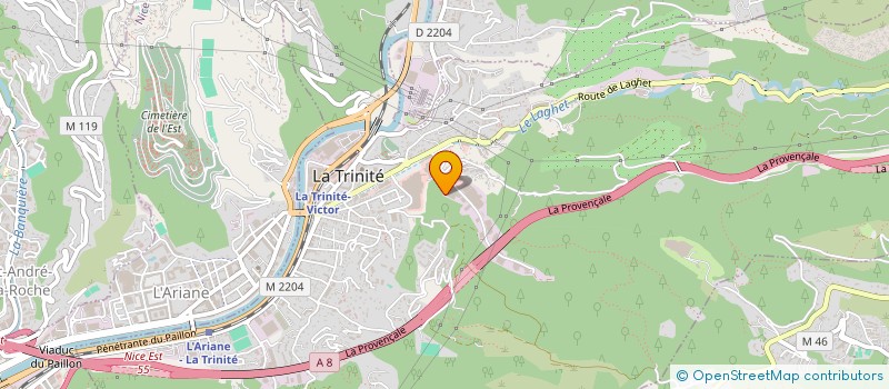 localisation de l'entreprise GIE LA TRINITE à LA TRINITE