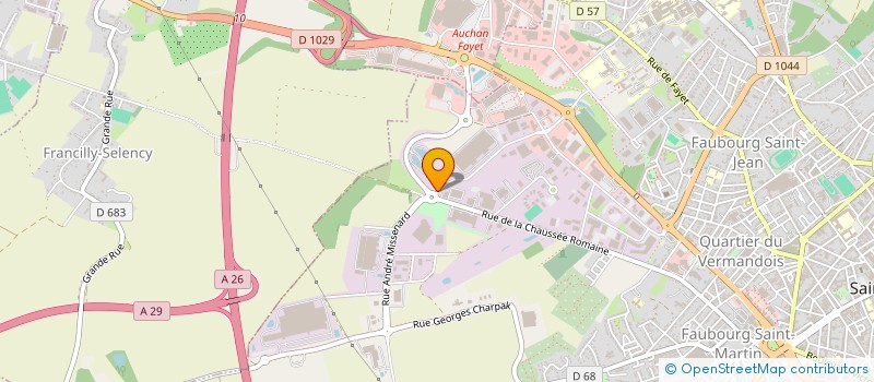 localisation de l'entreprise GIE LA VALLEE à SAINT-QUENTIN
