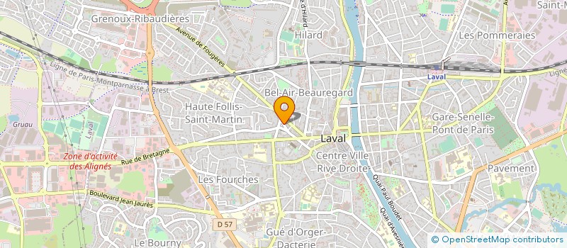 localisation de l'entreprise GIE LAVAL MAYENNE AMENAGEMENTS à LAVAL
