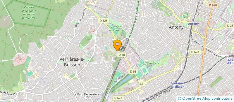 localisation de l'entreprise GIE LCH à VERRIERES-LE-BUISSON