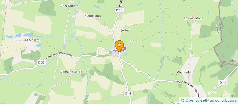 localisation de l'entreprise GIE LE BON VIVANS  VIVANS