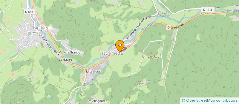 localisation de l'entreprise GIE LE CELLIER DES MONTAGNES à LAPOUTROIE