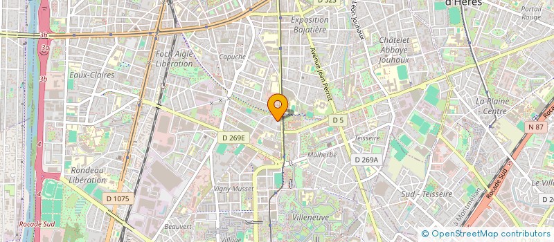 localisation de l'entreprise GIE LES ADASEA DE FRANCE à GRENOBLE