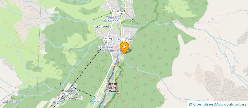 localisation de l'entreprise GIE LES CONTAMINES MONTJOIE  LES CONTAMINES-MONTJOIE