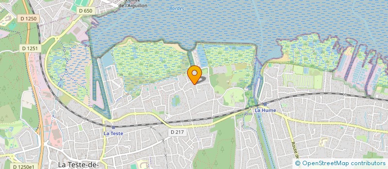 localisation de l'entreprise GIE LES FONTAINES à LA TESTE-DE-BUCH