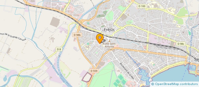 localisation de l'entreprise GIE LES FORMATEURS MOTO DU VAR EST à FREJUS