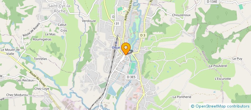 localisation de l'entreprise GIE LES HUIT DE BRIVE à OBJAT