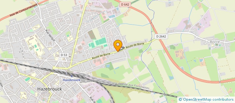 localisation de l'entreprise GIE LES HUIT HAZEBROUCK à HAZEBROUCK