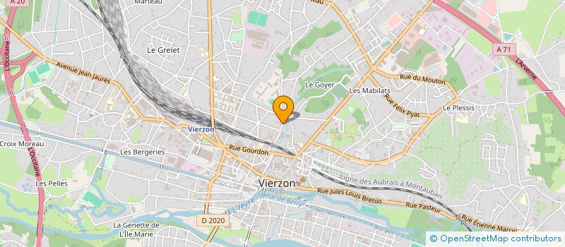 localisation de l'entreprise GIE LES HUIT VIERZON à VIERZON