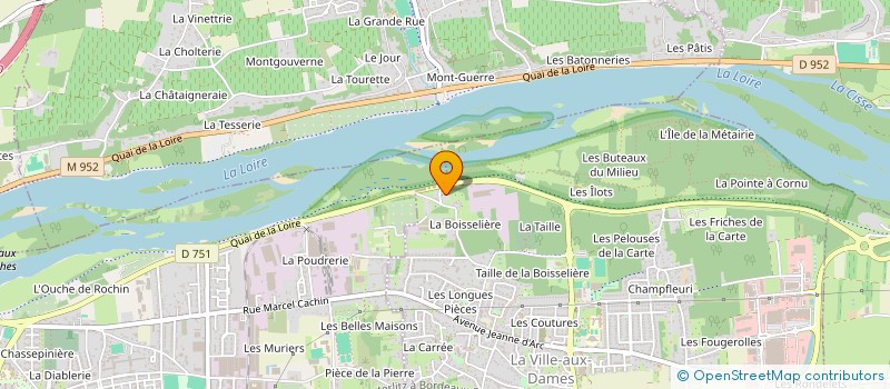 localisation de l'entreprise GIE LES MATERIAUX DU CHER  SAINT-PIERRE-DES-CORPS