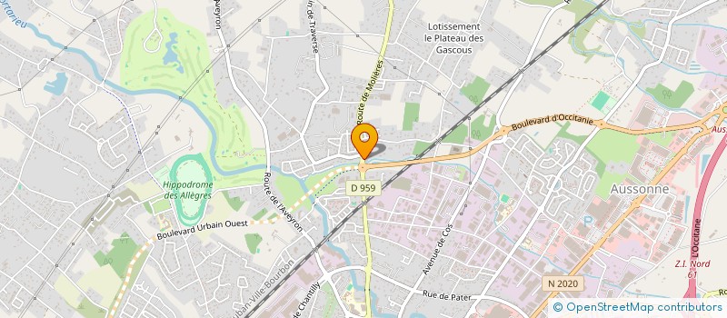 localisation de l'entreprise GIE LES SAVEURS DU CARRETOU à MONTAUBAN