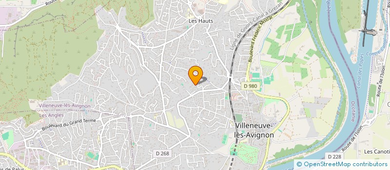 localisation de l'entreprise GIE LES SIX LES ANGLES à VILLENEUVE-LES-AVIGNON