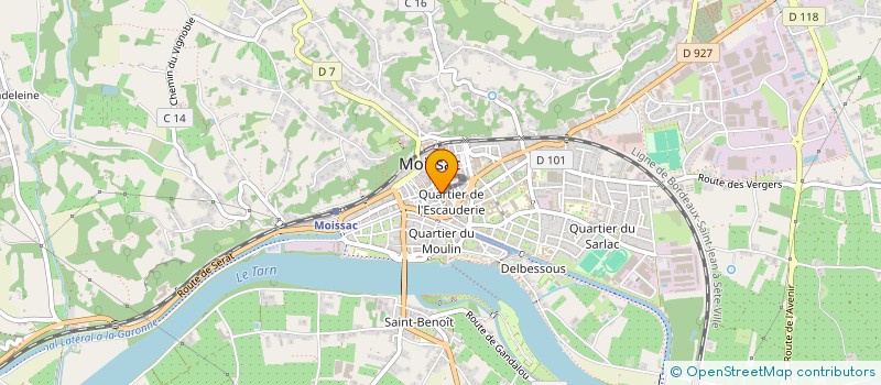 localisation de l'entreprise GIE LES SIX MOISSAC à MOISSAC